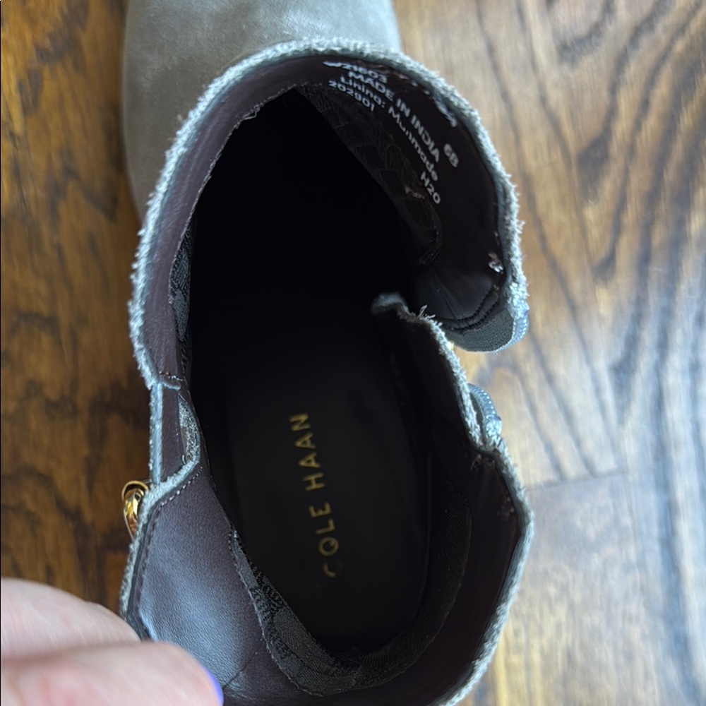 Women’s Cole Haan Haidyn Suede Ankle Boots with Buckle 6B - Picture 7 of 14